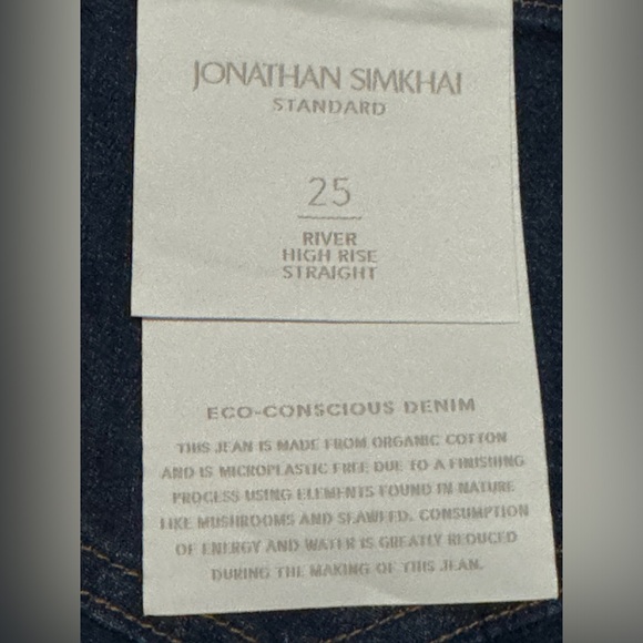 👖NWT! Jonathan Simkhai River High Rise Straight Jean - Picture 13 of 15